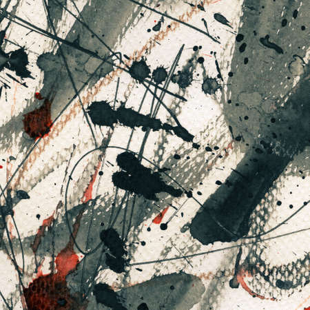 Abstract grunge background, ink texture.の写真素材