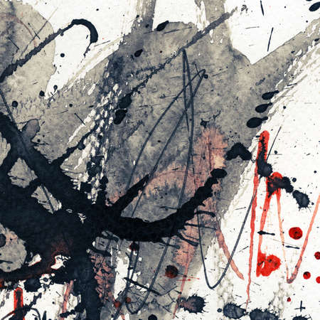Abstract grunge background, ink texture.の写真素材