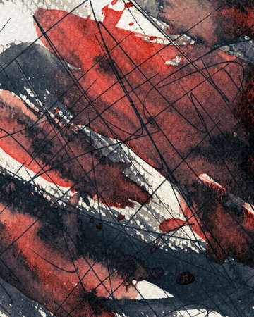 Abstract grunge background, ink texture.の写真素材