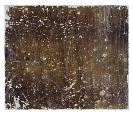 Aged metal texture, isolated on white
