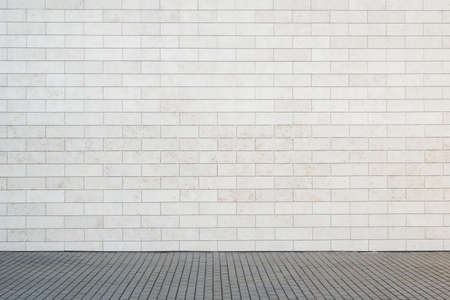 Empty street wall background, textureの写真素材