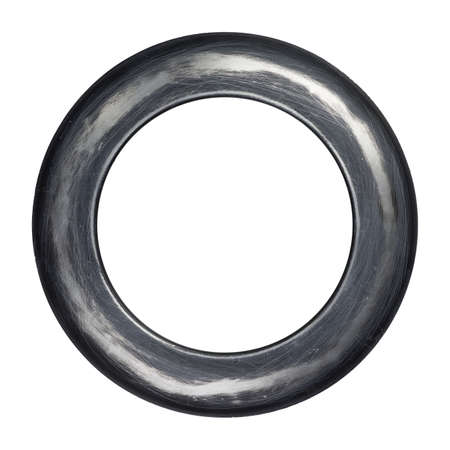 Industrial metal alphabet letter Oの写真素材