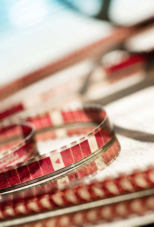 Abstract motion picture filmの写真素材