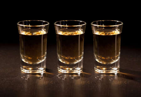 Whiskey shots in the dark