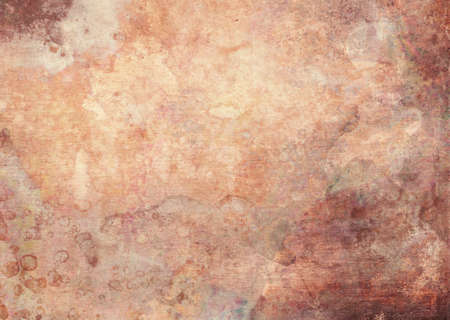 Aged copper plate texture, old worn metal background.の写真素材
