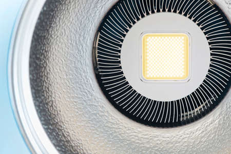 Powerful led lamp with heat coolingの写真素材