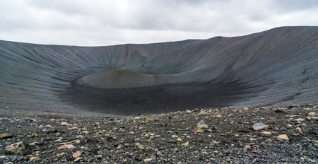 Hverfjall - Hverfell volcano creater in Krafla, the volcanic area in Myvarn, Iceland.の写真素材