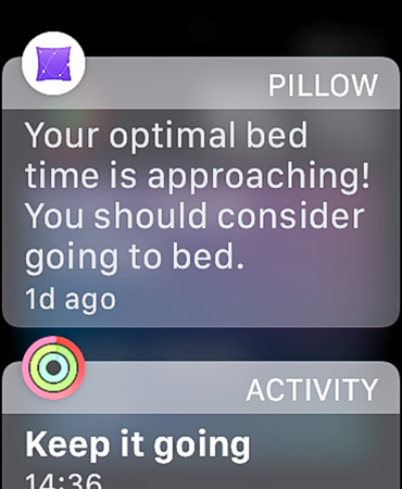 NEW YORK - DEC. 21, 2018: High resolution Apple Watch Fouth Generation screen showing Notifications, isolated on black and ready to cut and use - illustrative editorial - Imageのeditorial素材