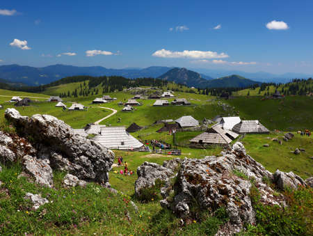 Scenes of Slovenia, Velika Planinaの写真素材