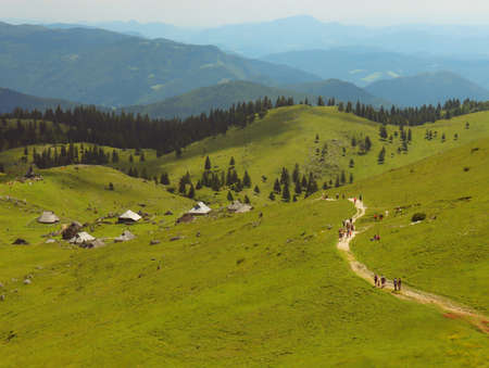 Scenes of Slovenia, Velika Planinaの写真素材
