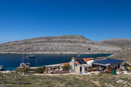 Coast of the island of Kornati in Croatia, Europeの写真素材