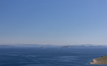 The island of the same name in the Aegean Sea, Greeceの写真素材