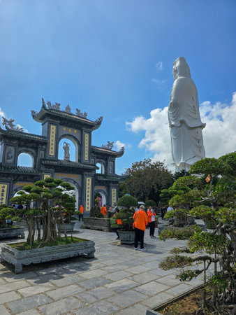 Buddha statue in the park, hong kong.