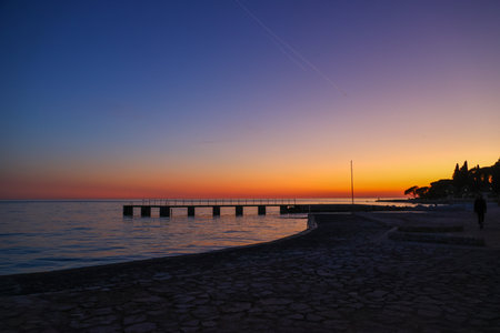 Sunset on the Adriatic Sea in Croatia, Adriatic Sea