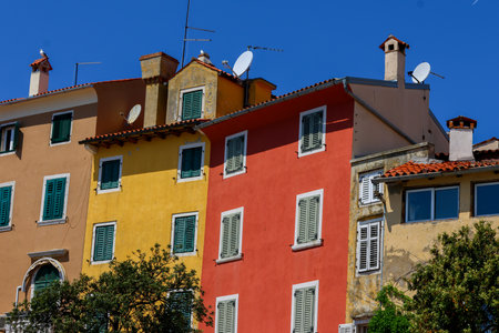 Colorful houses in Porto Venere, Liguria, Italy