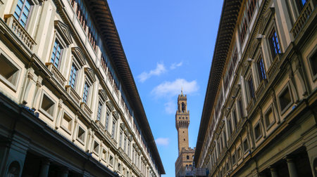Florence, Italy. View of Palazzo Vecchio