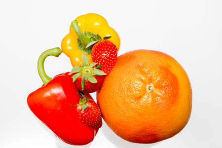 fruits and vegetablesの写真素材