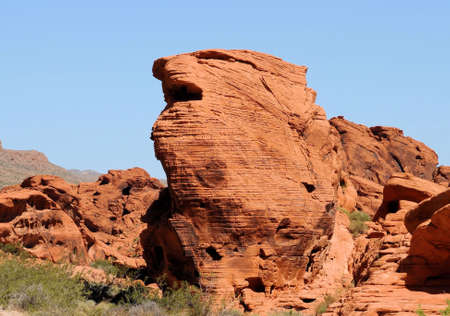 Views from the Valley of Fire in Nevadaの写真素材