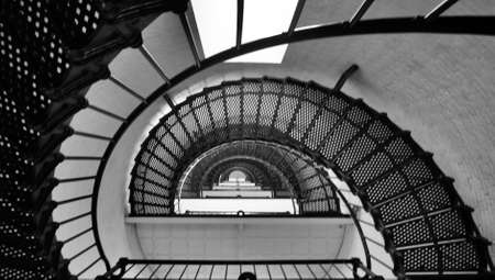 Looking Downの写真素材