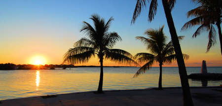 Sunset at florida の写真素材