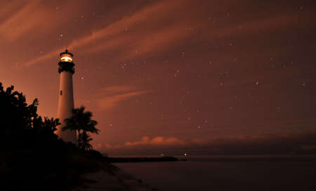 Cape Florida Lighthouseの写真素材