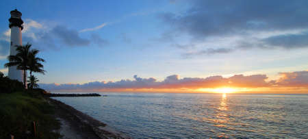 Cape Florida Lighthouseの写真素材