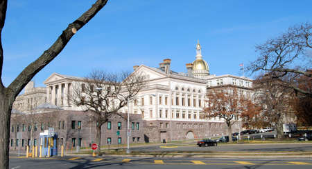 New Jersey Capitol in Trentonの写真素材