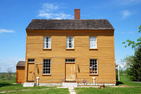 Old Historic building at Shaker Village in Kentuckyのeditorial素材