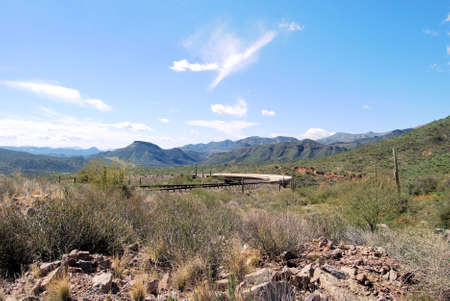 Views of the desert near Phoenix, Arizonaの写真素材