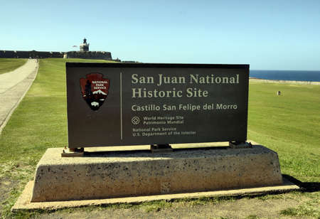 Views from the Castillo San Felipe del Morro in San Juanのeditorial素材