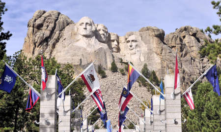Mt Rushmore in the Black Hills of South Dakotaのeditorial素材