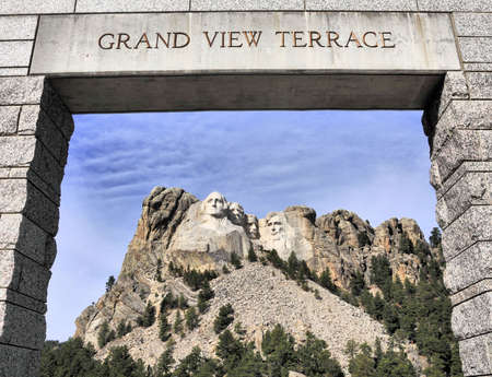 Mt Rushmore in the Black Hills of South Dakotaのeditorial素材
