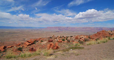Rock formations near Marble Canyon Arizonaの写真素材