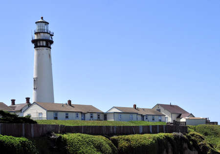 Pigeon Point Lighthouse south of San Francisco Californiaの写真素材