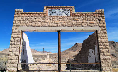 Ryholite ghost town in Nevadaの写真素材