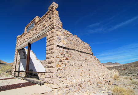 Ryholite ghost town in Nevadaの写真素材