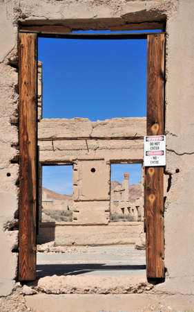 Ryholite ghost town in Nevadaの写真素材