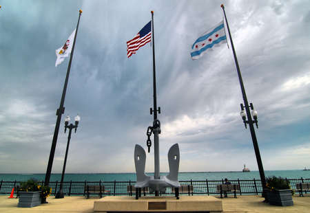 Views from the Navy Pier in Chicagoの写真素材