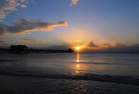 Naples Sunsetの写真素材
