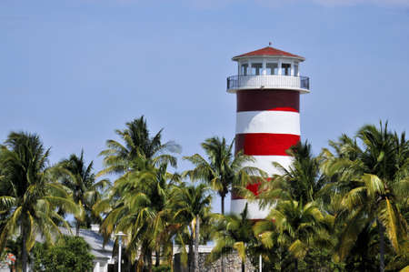 Views of the Freeport Bahamas Lighthouseの写真素材