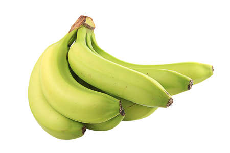 Bunch of green Bananasの写真素材
