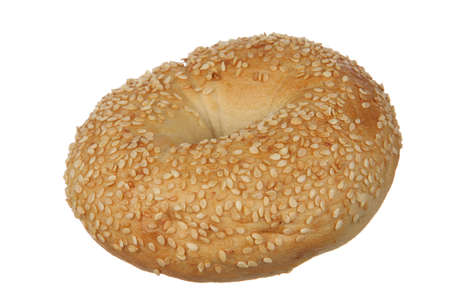 Sesame Seed Bagelの写真素材