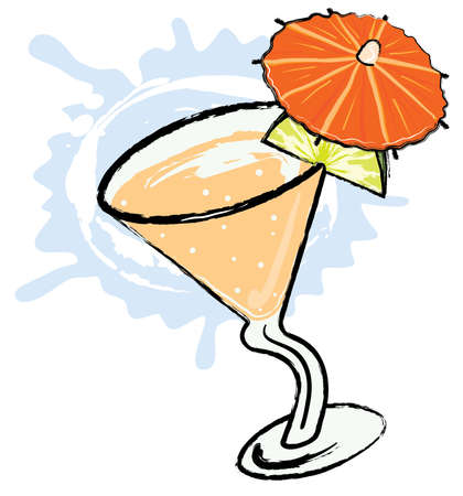 Margarita Cocktail vectorのイラスト素材