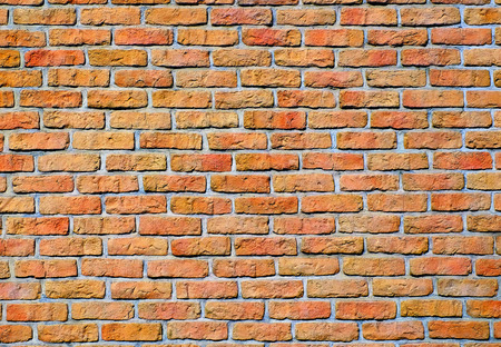 Masonry brick wall structure, the wall of the house.