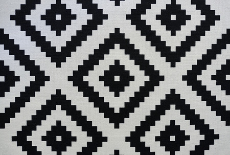 Colorful traditional Peruvian style, close-up rug surface. Textures.