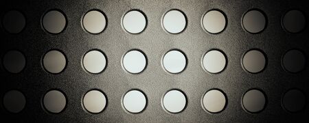 Dot texture background. Black perforated surface in vintage style on colorful background. Abstract shadow. Art vintageの写真素材