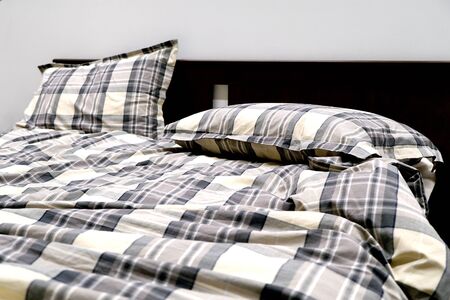Comfortable bedroom. Style living room decoration. Interior. Luxury apartment interior