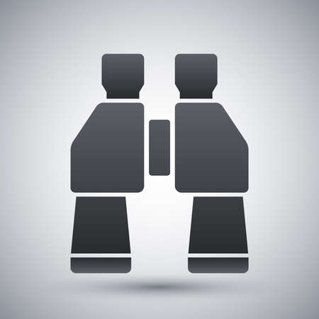 Binoculars icon, vectorのイラスト素材