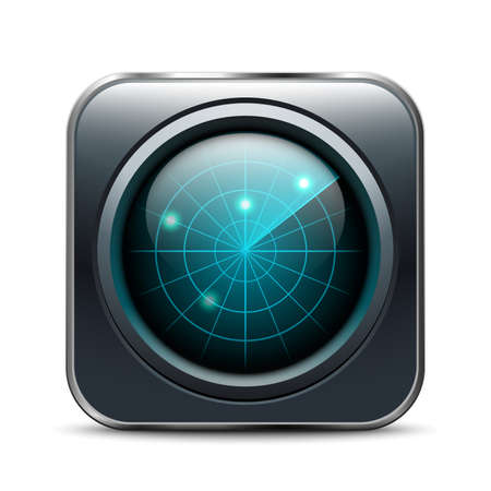 Radar App Iconのイラスト素材
