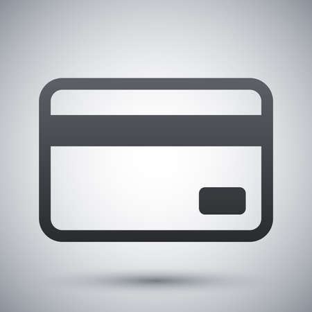 Credit card icon, vectorのイラスト素材